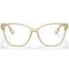 Occhiale da vista Burberry 2345 3852 colore giallino trasparente